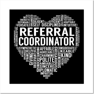 Referral Coordinator Heart Posters and Art